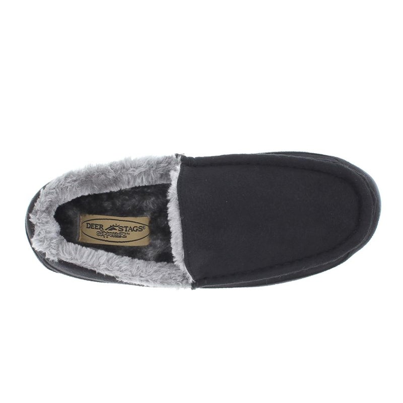 Deer Stags Men's Spun Slipper, Black, US Men's 8 Med - Image 2